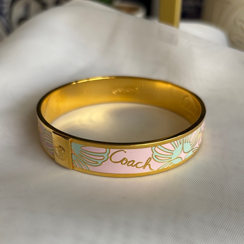 Coach Enamel Bangle Bracelet - Picture 6 of 7